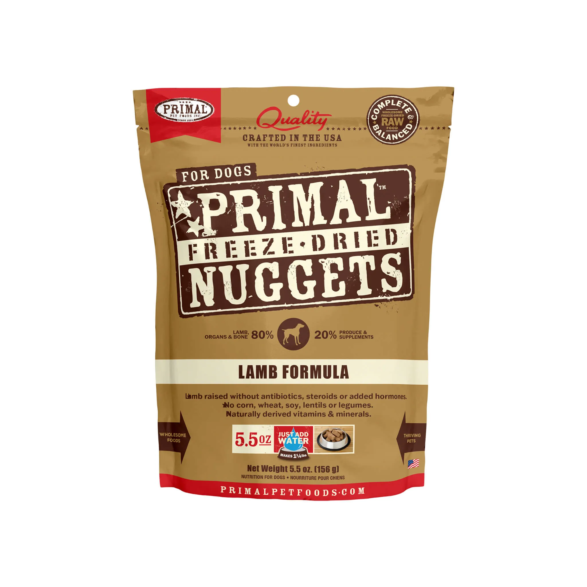 Primal Pet Foods Freeze-Dried Nuggets Dog Food