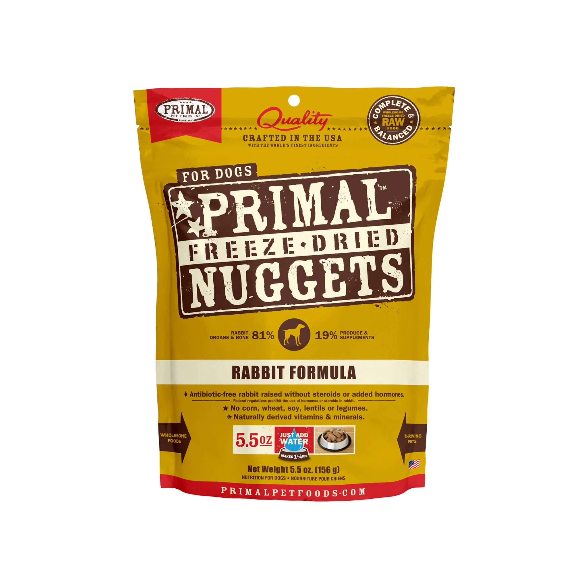 Primal Pet Foods Freeze-Dried Nuggets Dog Food