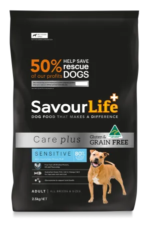 SavourLife Grain Free Care Plus Adult Dog Sensitive Ocean Fish Dry Food