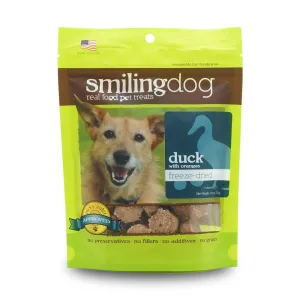 Smiling Dog Duck & Cherry Coconut Grain-Free Soft & Chewy Dog Treats - 227g