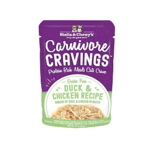 Stella & Chewy's Carnivore Cravings Chicken & Duck Recipe Cat Food, 2.8 oz