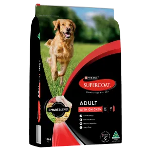 Supercoat Chicken Adult Dry Dog Food 18kg