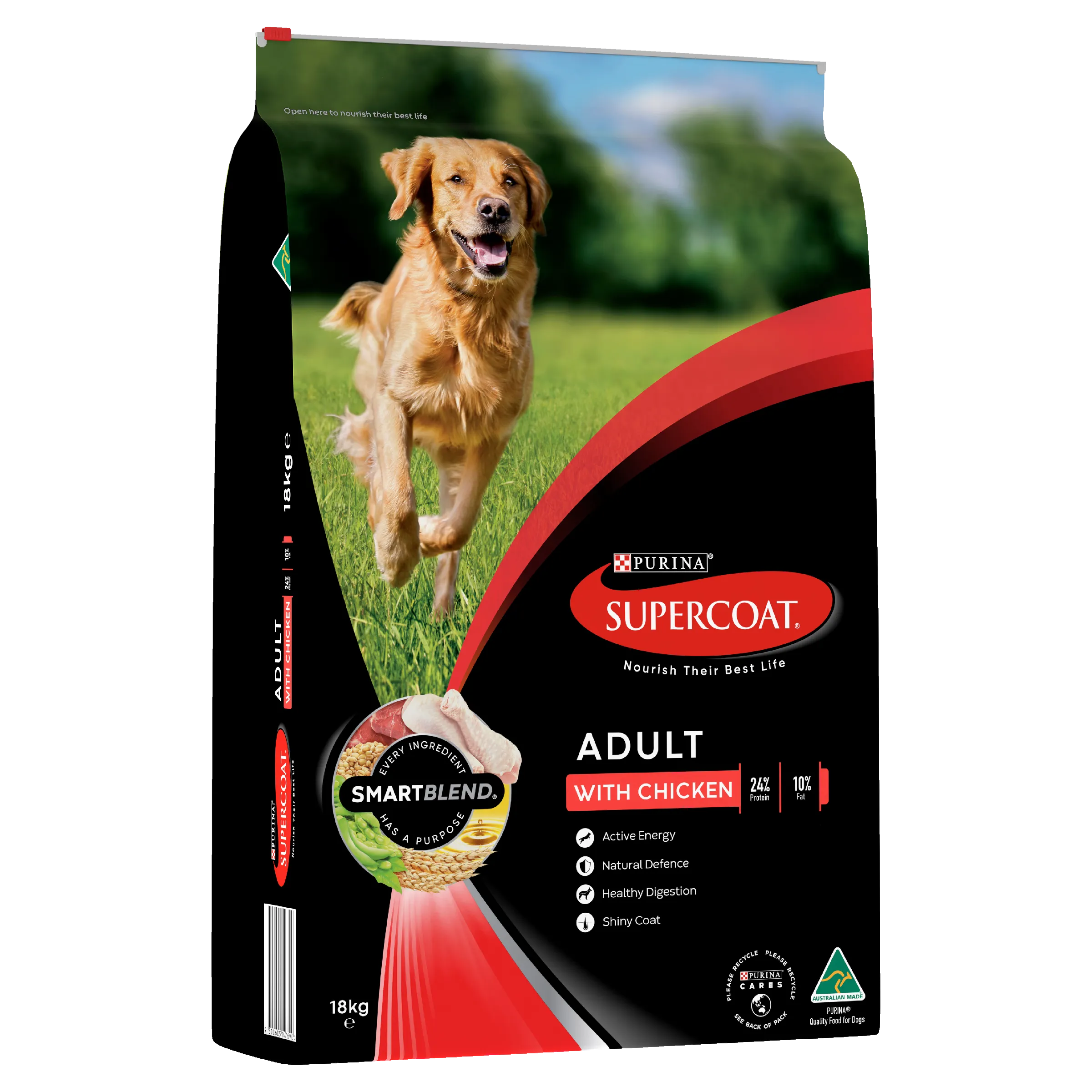 Supercoat Chicken Adult Dry Dog Food 18kg