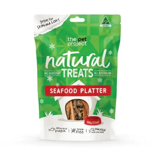 The Pet Project Dog Treat Seafood Platter 100g