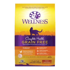 Wellness Cat Complete Health Grain Free Indoor Deboned Chicken & Chicken Meal Recipe 11.5lb