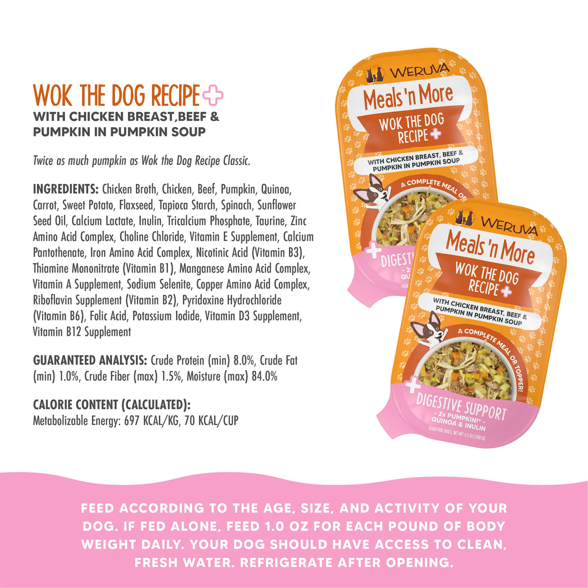 Weruva Meals 'n More Digestion Support Wet Dog Food