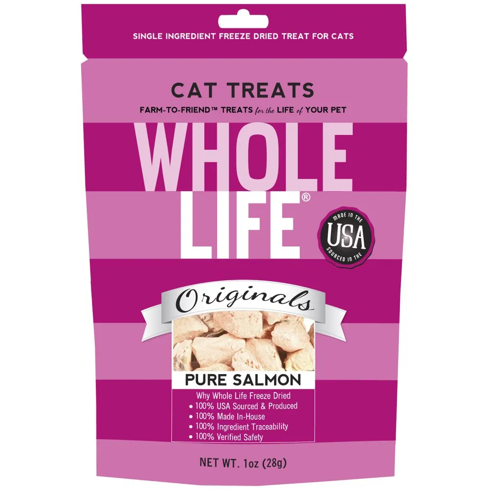 Whole Life Originals Freeze Dried Salmon Cat Treats 1oz