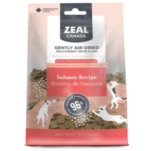 Zeal Canada Gently Air-Dried Salmon Recipe for Dogs 454g