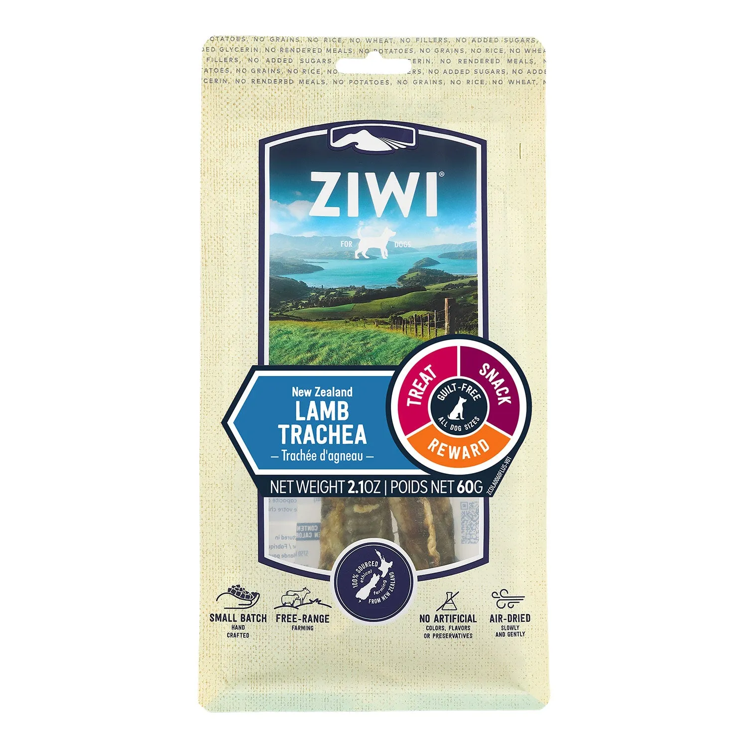 ZIWI Peak Oral Health Treats Lamb Trachea Dog Treat