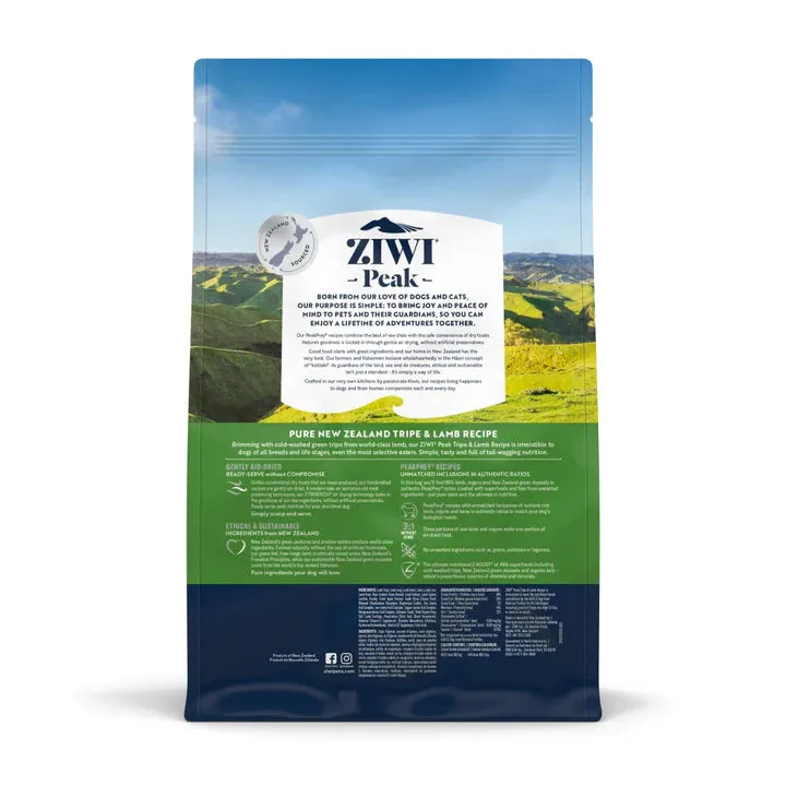 ZiwiPeak Daily-Dog Tripe & Lamb Cuisine Air-Dried Dog Food